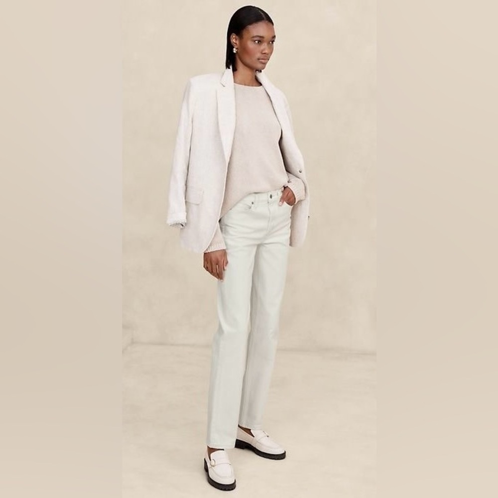BANANA REPUBLIC HIGH-RISE STRAIGHT JEAN